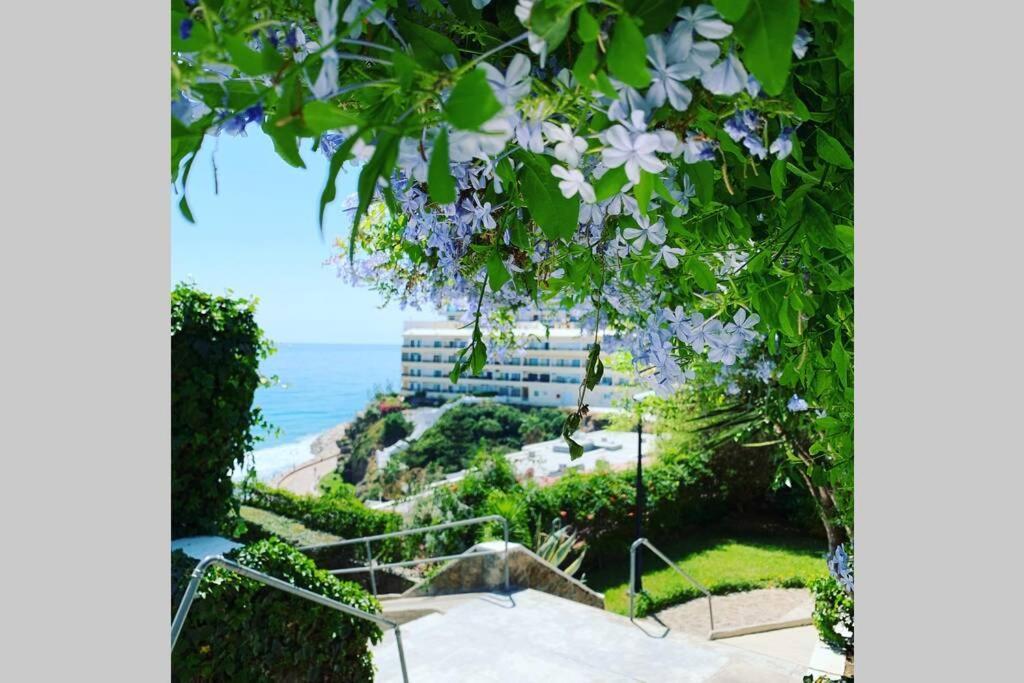 Amazing frontline sea views Studio apartment Castillo Del Vigia Torremolinos Esterno foto
