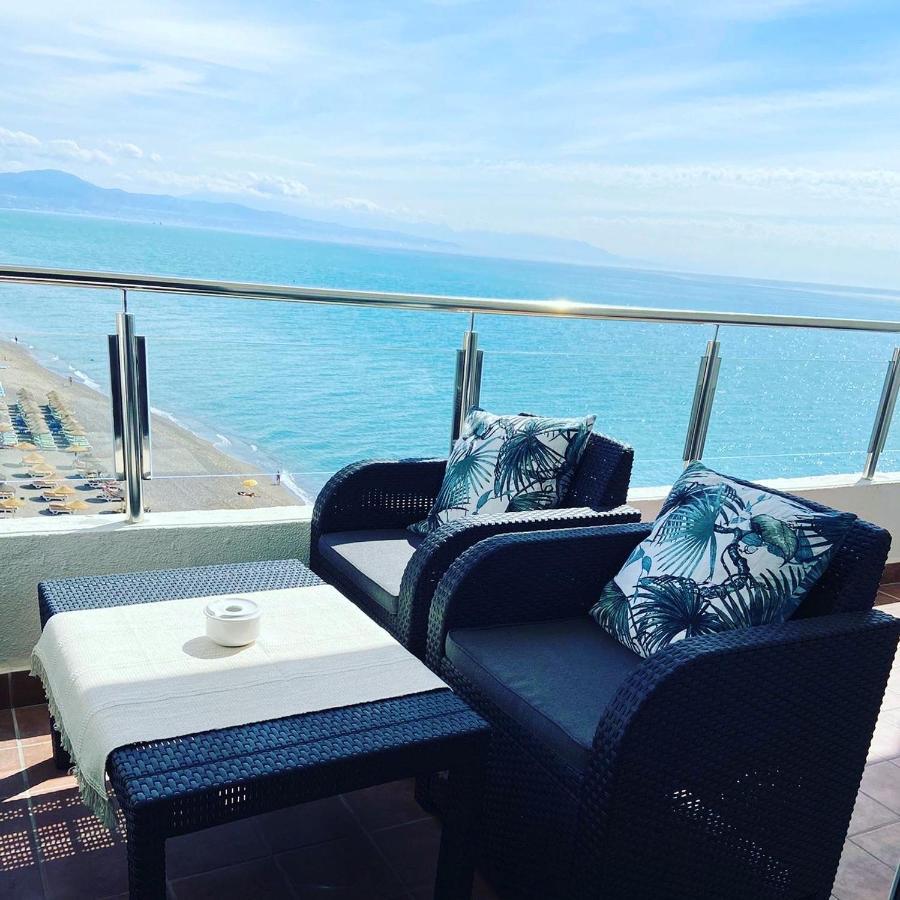 Amazing frontline sea views Studio apartment Castillo Del Vigia Torremolinos Esterno foto